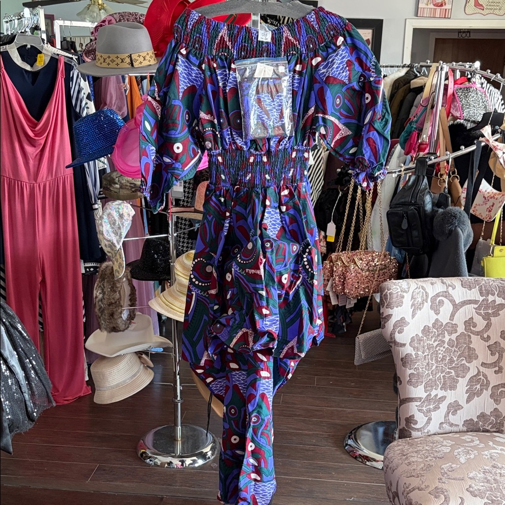 Colorful Patterned Women's Top